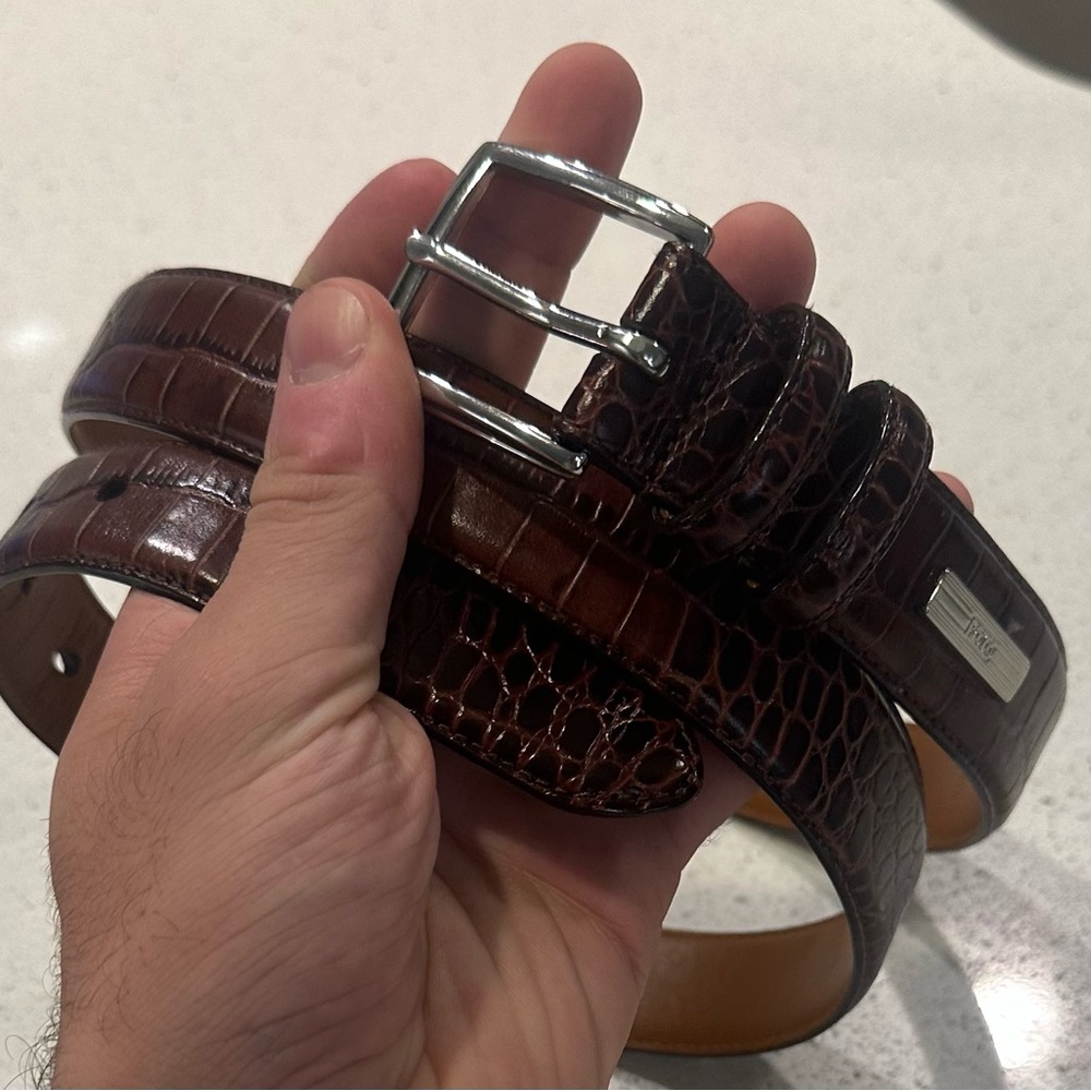 Polo Belt, Brown Leather, 36/90